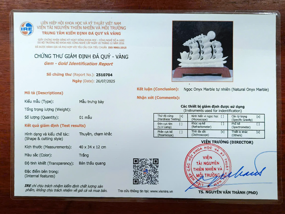 THUYỀN BUỒM - THUẬN BUỒM XUÔI GIÓ NGỌC ONYX TRẮNG 40CM (MẪU 5) THUYỀN BUỒM - THUẬN BUỒM XUÔI GIÓ NGỌC ONYX TRẮNG 40CM (MẪU 5)