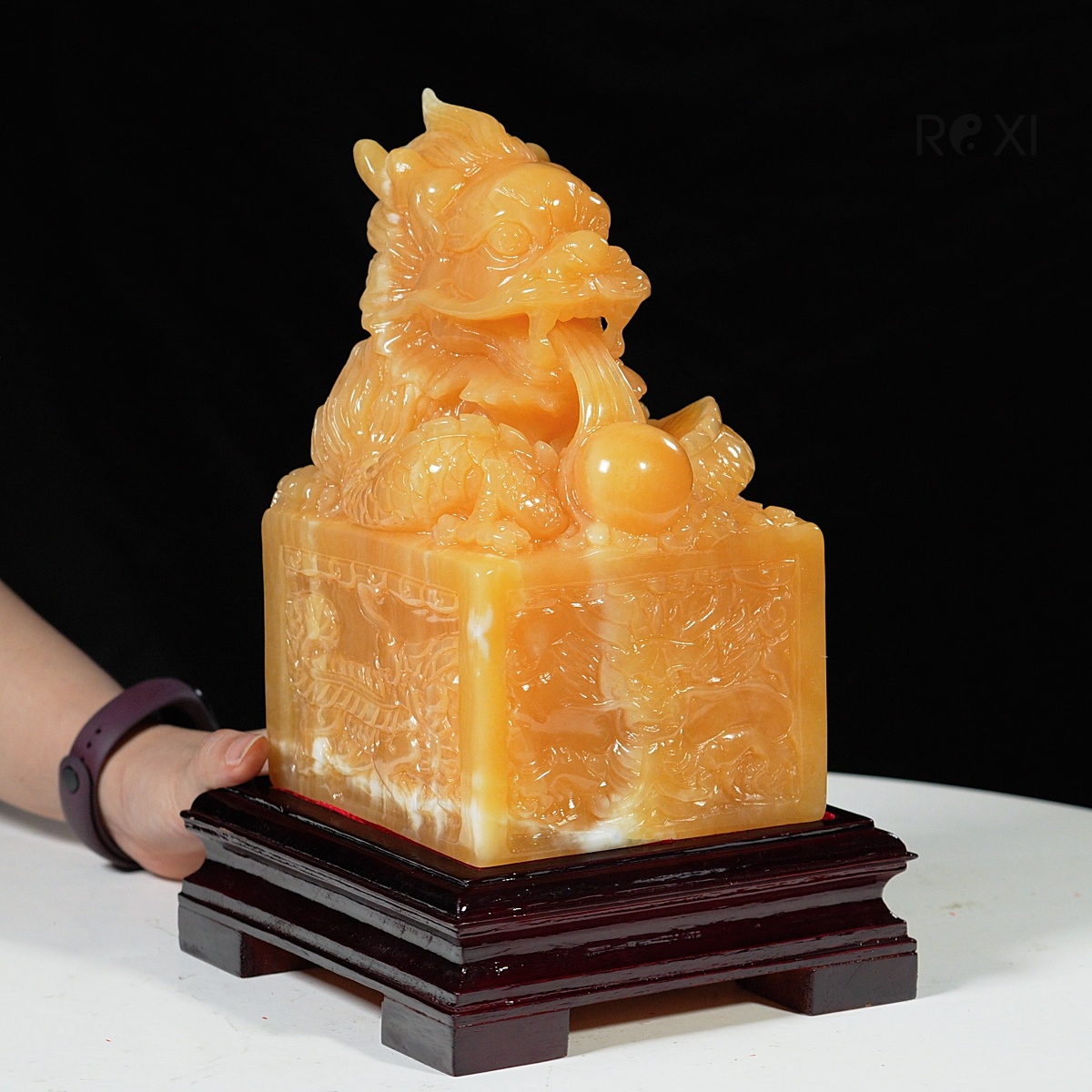 ấn rồng ngọc hoàng long 5kg - Ấn rồng ngọc hoàng long 5kg - 21cm