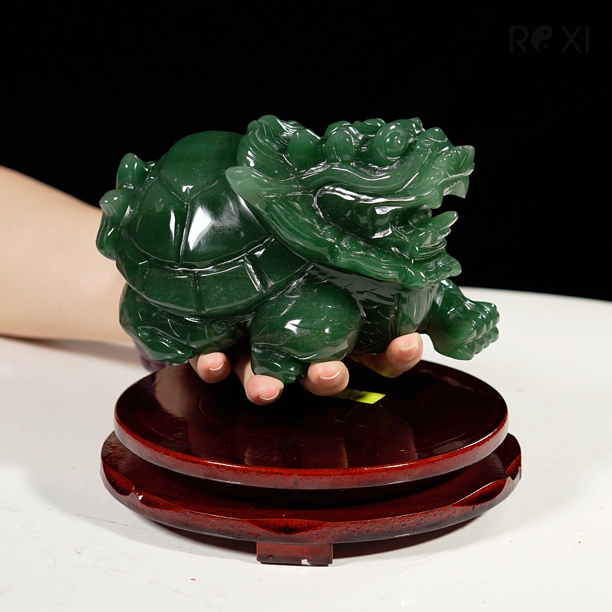 long quy thạch anh xanh - Long quy thạch anh xanh 1,49kg