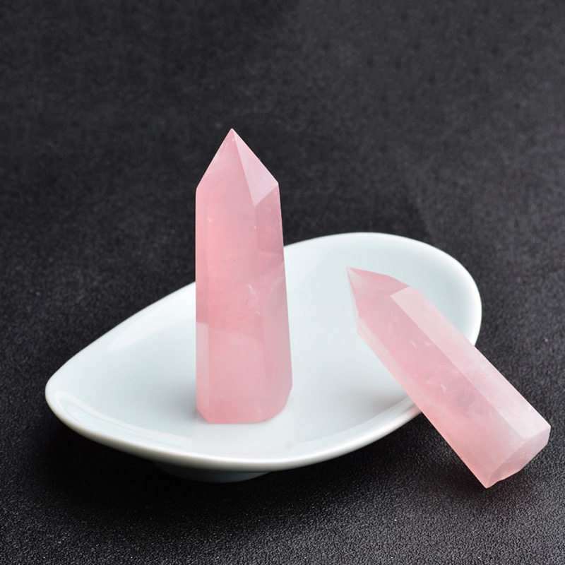 TRỤ THẠCH ANH HỒNG SIZE NHỎ