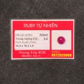 MẶT ĐÁ RUBY TỰ NHIÊN 6,5 CT
