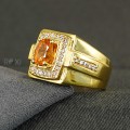NHẪN NAM SAPPHIRE VÀNG - MS16