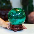 QUẢ CẦU ĐÁ LÔNG CÔNG MALACHITE 2,26KG - 10CM