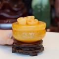BÁT TỤ BẢO NGỌC HOÀNG LONG 10CM + NÉN VÀNG