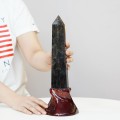 TRỤ ĐÁ THẠCH ANH ĐEN 1,21KG - 32CM
