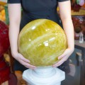 QUẢ CẦU THẠCH ANH VÀNG 55,8KG - 34,2CM