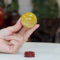 QUẢ CẦU THẠCH ANH VÀNG SIZE NHỎ