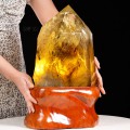 TRỤ ĐÁ THẠCH ANH VÀNG 18,8KG (NGUYÊN ĐÁ) - 45CM