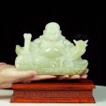 TƯỢNG DI LẶC NGỌC ONYX XANH 20CM