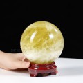 QUẢ CẦU THẠCH ANH VÀNG 1A 2,05KG - 11,4CM