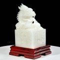 ẤN RỒNG BẠCH NGỌC 25CM