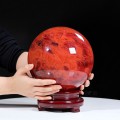 QUẢ CẦU ĐÁ OBSIDIAN ĐỎ 9,1KG - 19,8CM (4)
