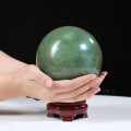 QUẢ CẦU THẠCH ANH XANH 2,44KG - 12CM