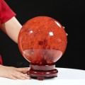 QUẢ CẦU ĐÁ OBSIDIAN ĐỎ 11,4KG - 21,4CM (CD678 )
