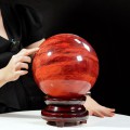 QUẢ CẦU ĐÁ OBSIDIAN ĐỎ 12,2KG - 21,8CM (D2A080501)