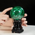 QUẢ CẦU ĐÁ LÔNG CÔNG MALACHITE 1,34KG - 8,8CM