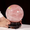 QUẢ CẦU THẠCH ANH HỒNG 8,75KG - 18,5CM