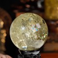 QUẢ CẦU THẠCH ANH VÀNG 3,62KG - 13,8CM