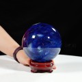 QUẢ CẦU MÀU XANH BIỂN OBSIDIAN 2,23KG - 12,5CM