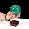 QUẢ CẦU FLUORIT XANH NGỌC 1,05KG - 8,6CM