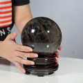 QUẢ CẦU THẠCH ANH ĐEN 3KG - 13CM