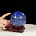 QUẢ CẦU XANH BIỂN LAPIS LAZULI 2,08KG - 11CM