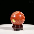 CẦU NGỌC BÍCH ĐỎ JASPER 1,31KG - 9,8CM