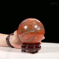 CẦU NGỌC BÍCH ĐỎ JASPER 1,54KG - 10,4CM