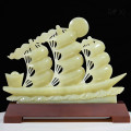 THUYỀN BUỒM - THUẬN BUỒM XUÔI GIÓ NGỌC ONYX XANH 40CM