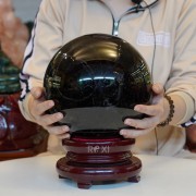 QUẢ CẦU THẠCH ANH ĐEN