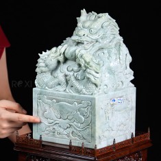 ẤN RỒNG NGỌC PHỈ THÚY 17,4KG - 28CM