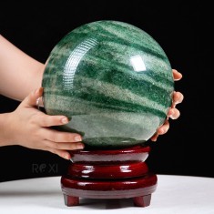 QUẢ CẦU THẠCH ANH DÂU TÂY XANH 13,55KG - 21,7CM