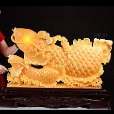 TƯỢNG CÁ RỒNG NGỌC HOÀNG LONG 95CM