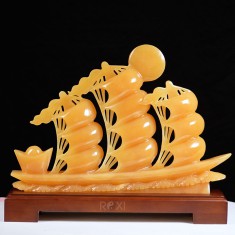 THUYỀN BUỒM - THUẬN BUỒM XUÔI GIÓ NGỌC HOÀNG LONG 40CM (2)