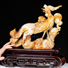 TƯỢNG PHƯỢNG HOÀNG NGỌC TỤ NHAM 39CM
