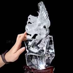 TỲ HƯU CÁNH TIÊN THẠCH ANH TRẮNG VIP