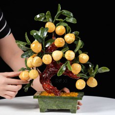 CÂY ĐÀO VÀNG NGỌC HOÀNG LONG 18 QUẢ (MẪU 2)