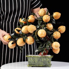 CÂY ĐÀO VÀNG NGỌC HOÀNG LONG 18 QUẢ (MẪU 3)