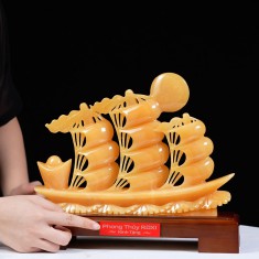 THUYỀN BUỒM - THUẬN BUỒM XUÔI GIÓ NGỌC HOÀNG LONG 30CM (2)