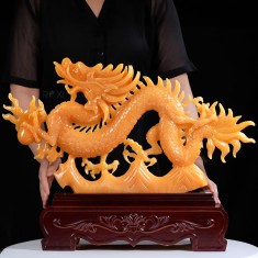 TÁC PHẨM RỒNG PHONG THỦY NGỌC HOÀNG LONG 60CM