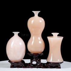 BỘ 3 BÌNH HÚT LỘC NGỌC ONYX HỒNG (MẪU 18)