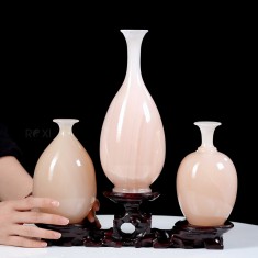 BỘ 3 BÌNH HÚT LỘC NGỌC ONYX HỒNG (MẪU 19)