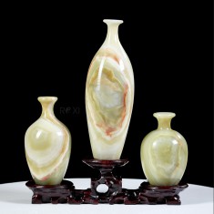 BỘ 3 BÌNH HÚT LỘC NGỌC ONYX XANH (MẪU 12)