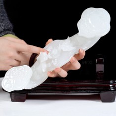 GẬY NHƯ Ý NGỌC ONYX TRẮNG 30CM