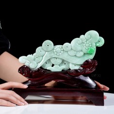 GẬY NHƯ Ý NGỌC PHỈ THÚY TỰ NHIÊN 26CM (MẪU 2)