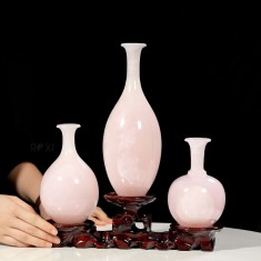 BỘ 3 BÌNH HÚT LỘC NGỌC ONYX HỒNG (MẪU 28)