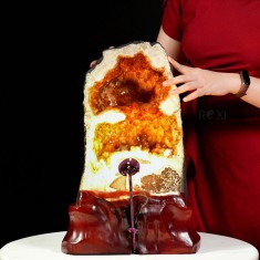 ĐỘNG THẠCH ANH VÀNG 19,5KG (NGUYÊN ĐÁ)