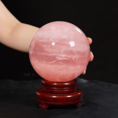 QUẢ CẦU THẠCH ANH HỒNG 3A 4,55KG - 14,8CM