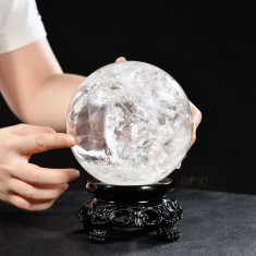 QUẢ CẦU THẠCH ANH TRẮNG 10A 3,15KG - 13,2CM