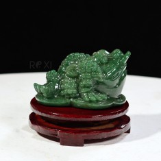 THIỀM THỪ THẠCH ANH XANH 0,58KG